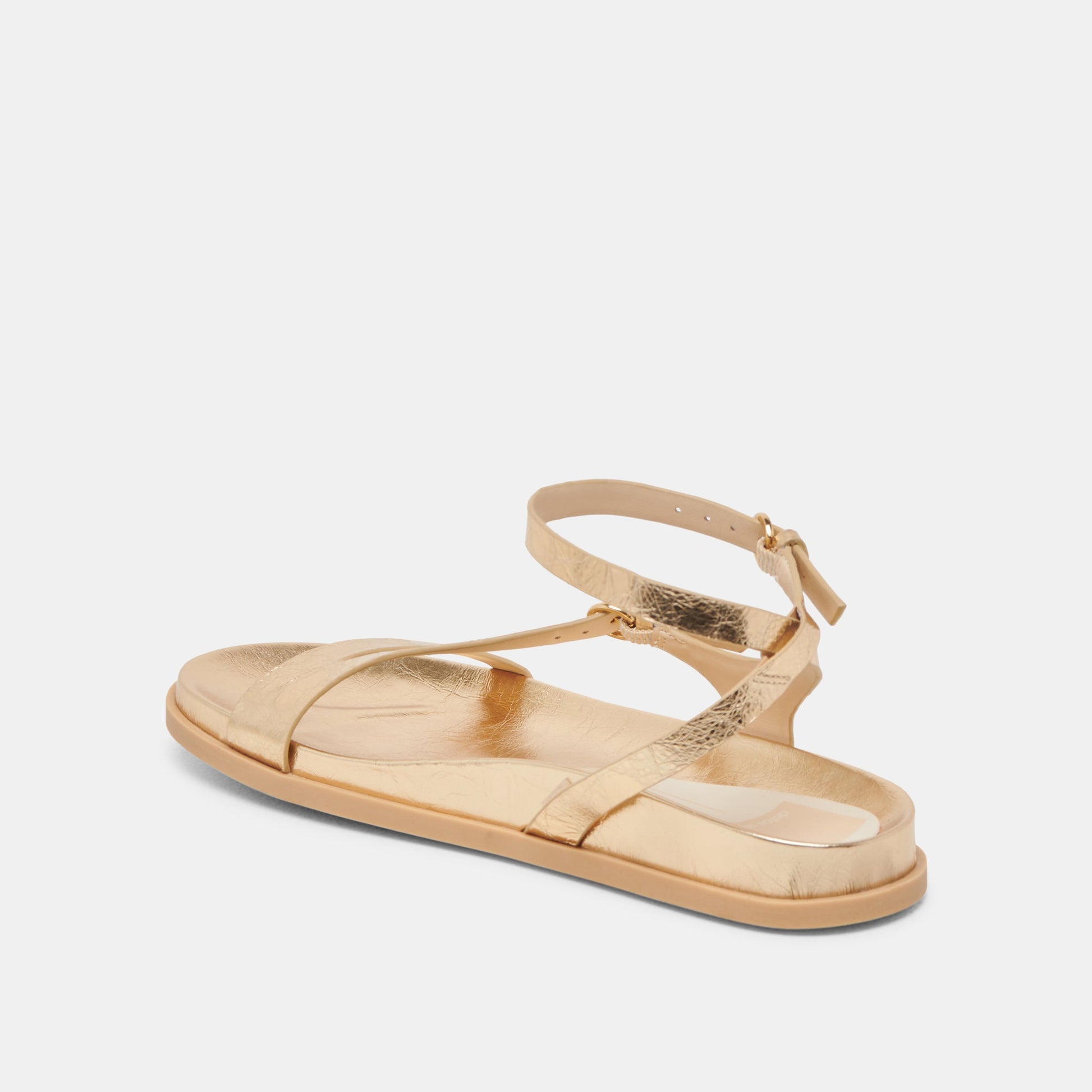 DARLIS SANDALS GOLD DISTRESSED LEATHER Dolce Vita