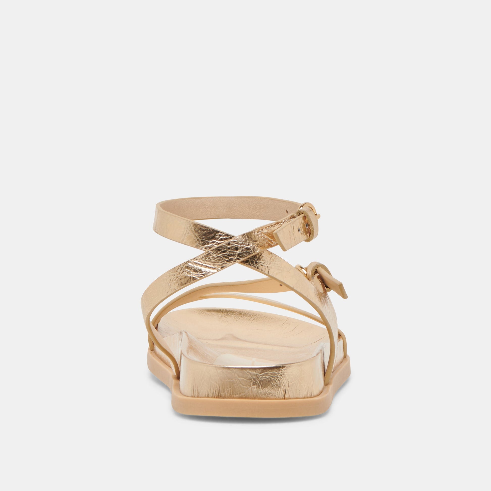 DARLIS SANDALS GOLD DISTRESSED LEATHER Dolce Vita