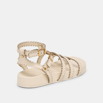 Susana Creme Leather Sandals Dolce Vita
