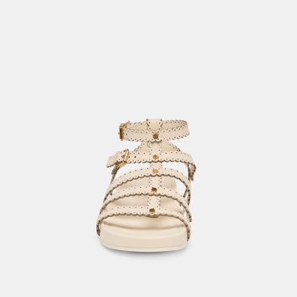 Susana Creme Leather Sandals Dolce Vita