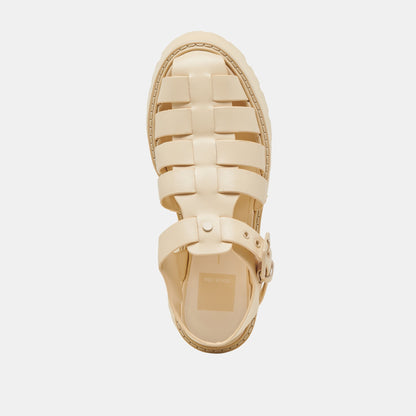 LASLY TONAL SANDALS LIGHT YELLOW LEATHER Dolce Vita