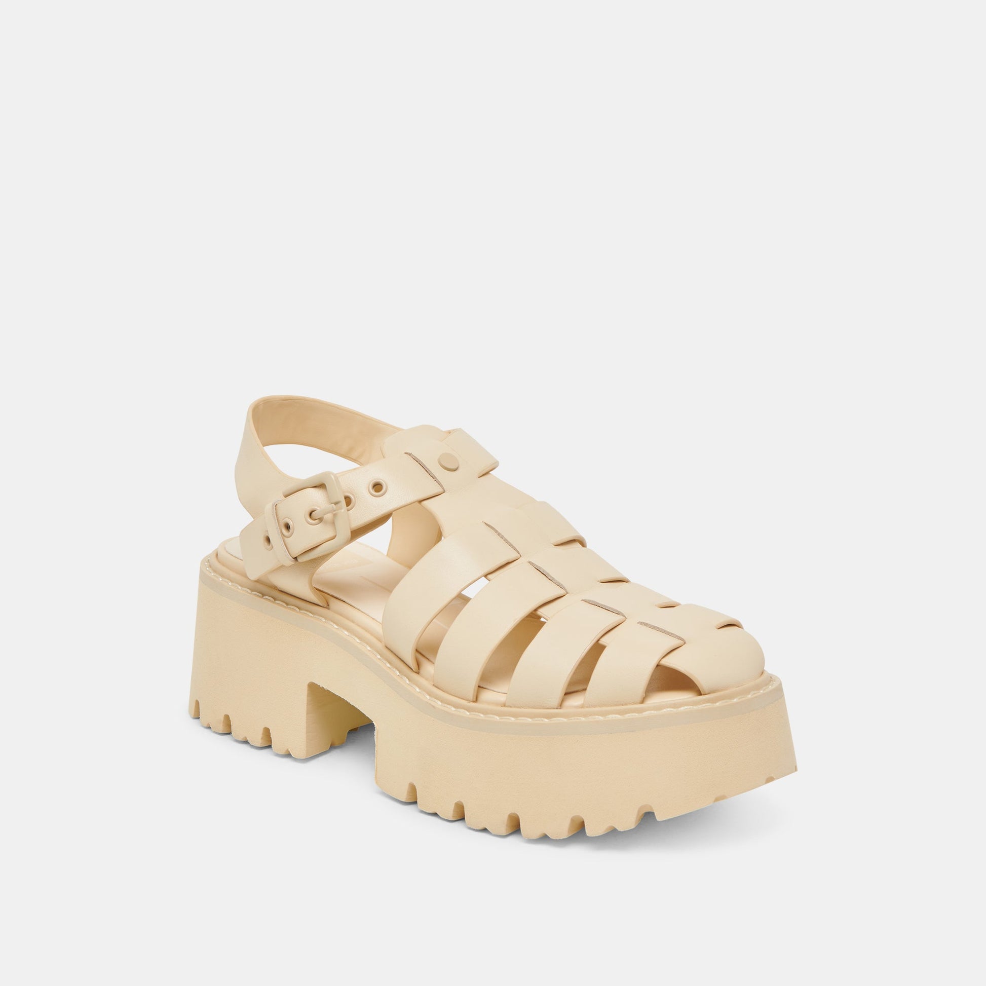LASLY TONAL SANDALS LIGHT YELLOW LEATHER Dolce Vita