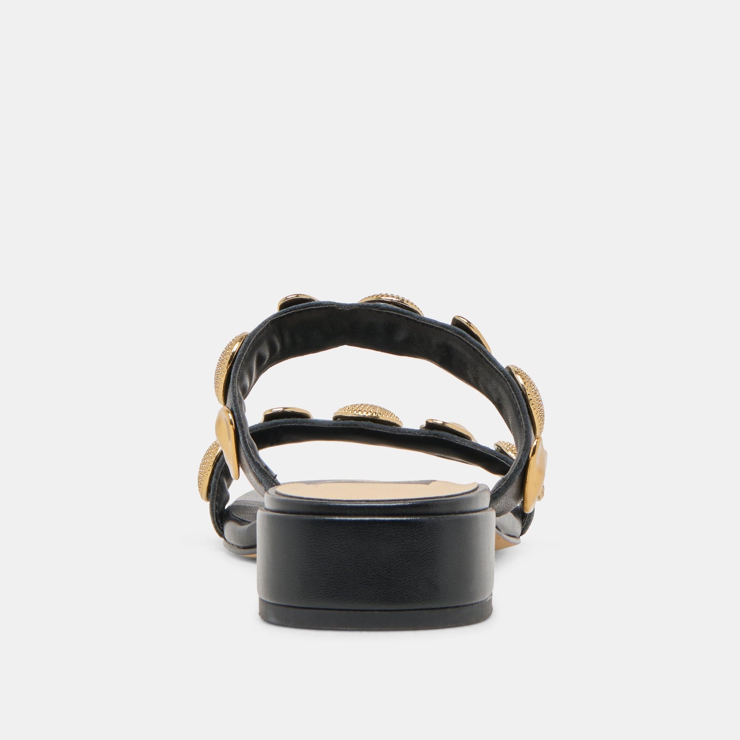 Farrow Black Leather Sandals Dolce Vita