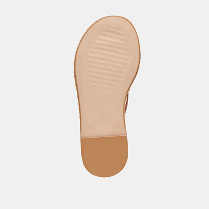 COVE SANDALS BROWN LEATHER Dolce Vita