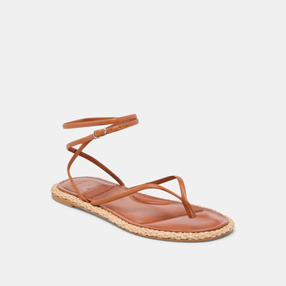 COVE SANDALS BROWN LEATHER Dolce Vita