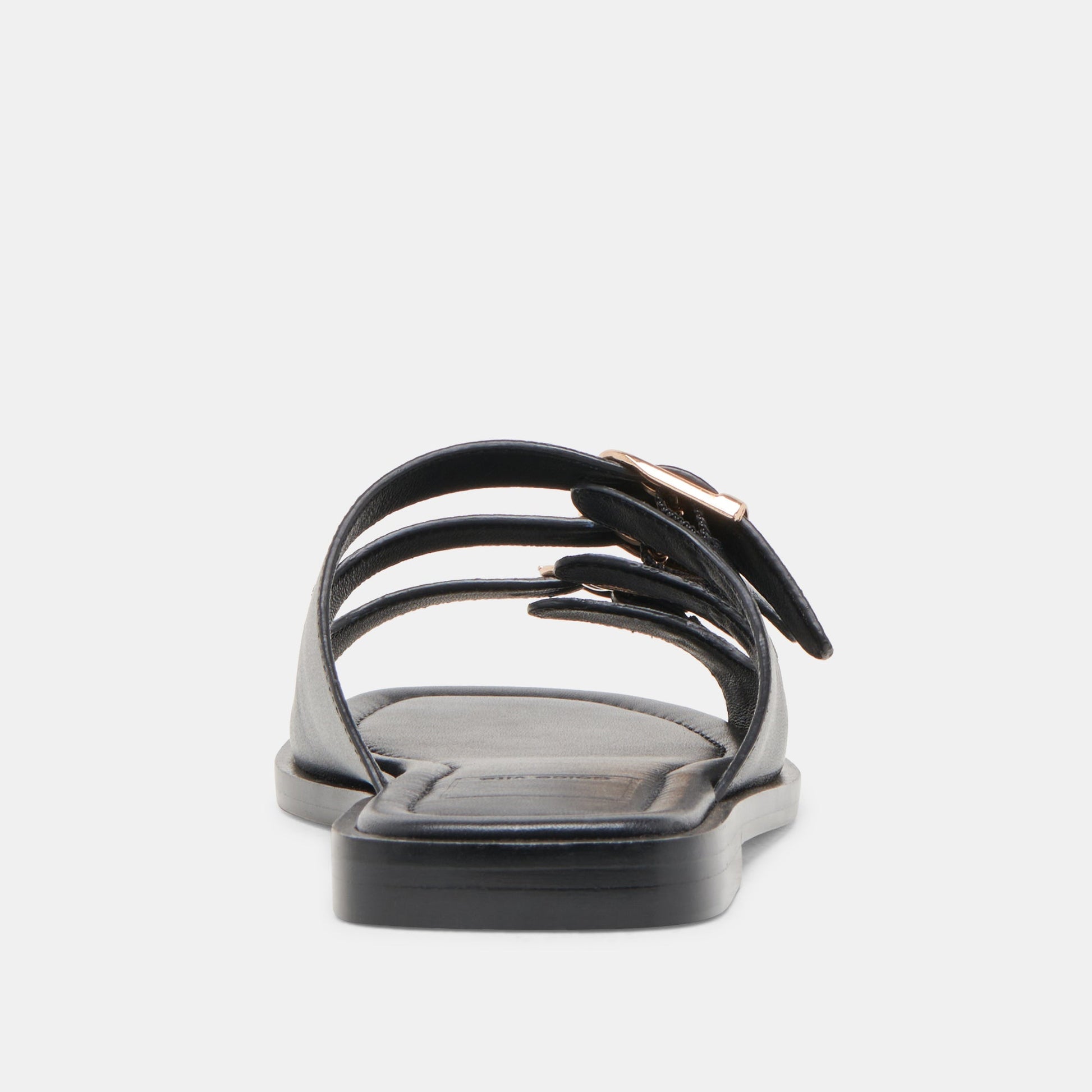 Fin Black Leather Sandals Dolce Vita