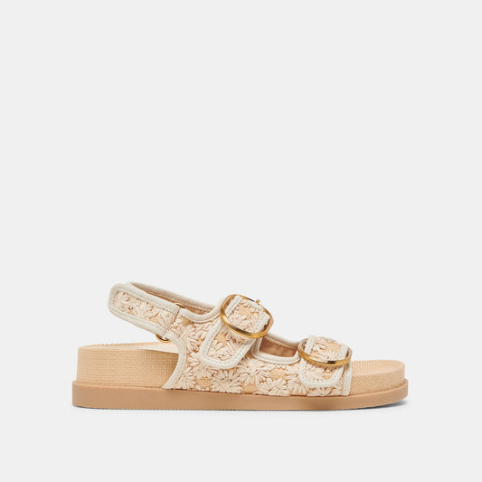 STARLA SANDALS CREME FLORAL RAFFIA Dolce Vita