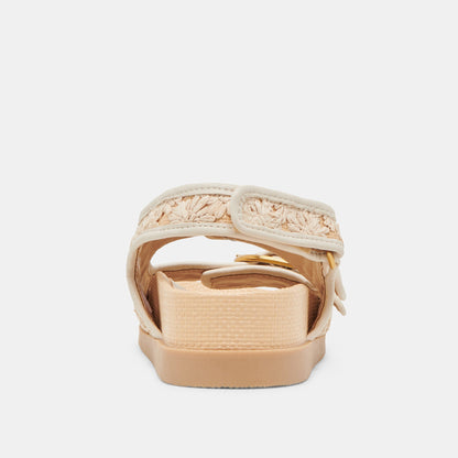 STARLA SANDALS CREME FLORAL RAFFIA Dolce Vita
