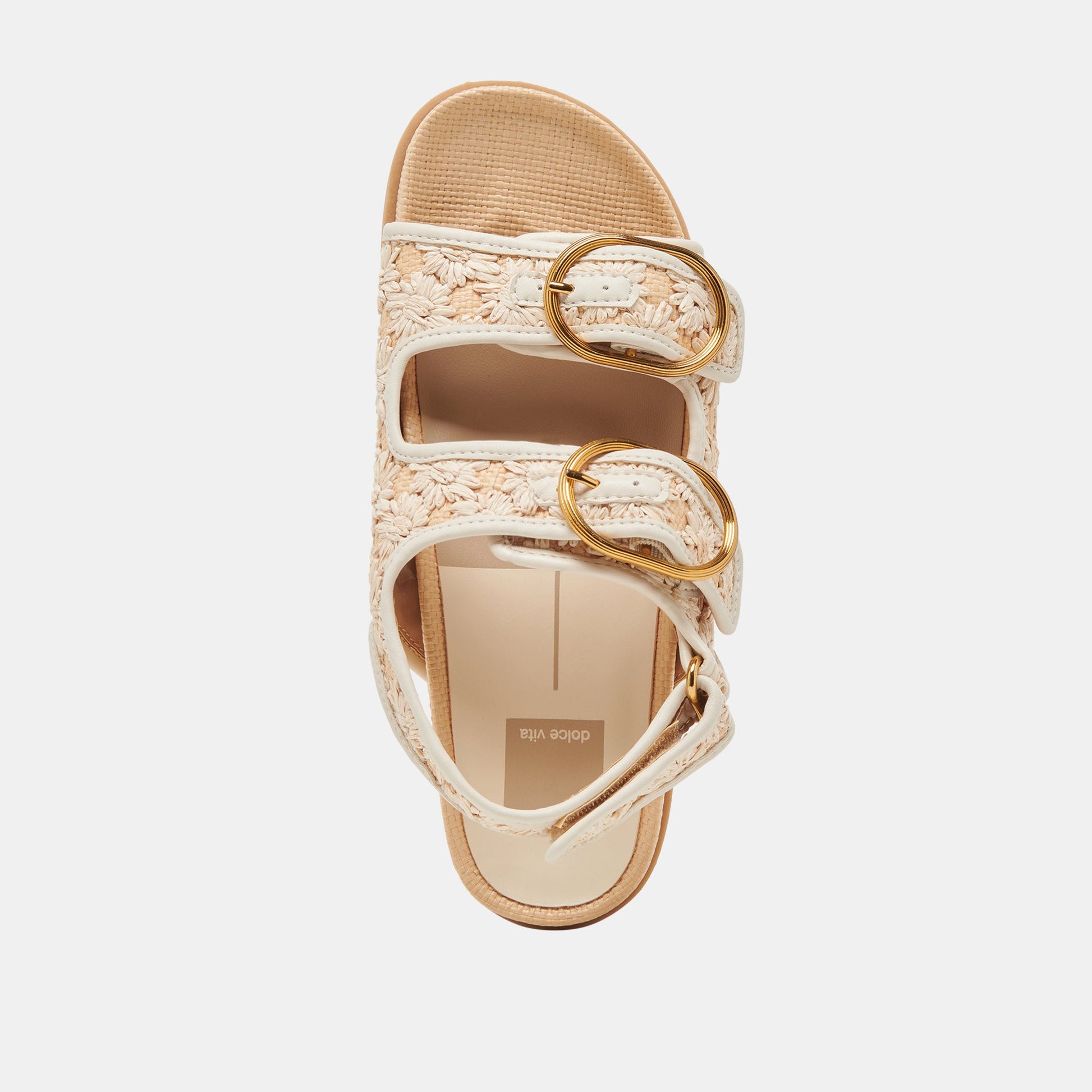 STARLA SANDALS CREME FLORAL RAFFIA Dolce Vita