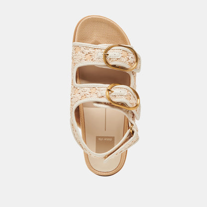 STARLA SANDALS CREME FLORAL RAFFIA Dolce Vita