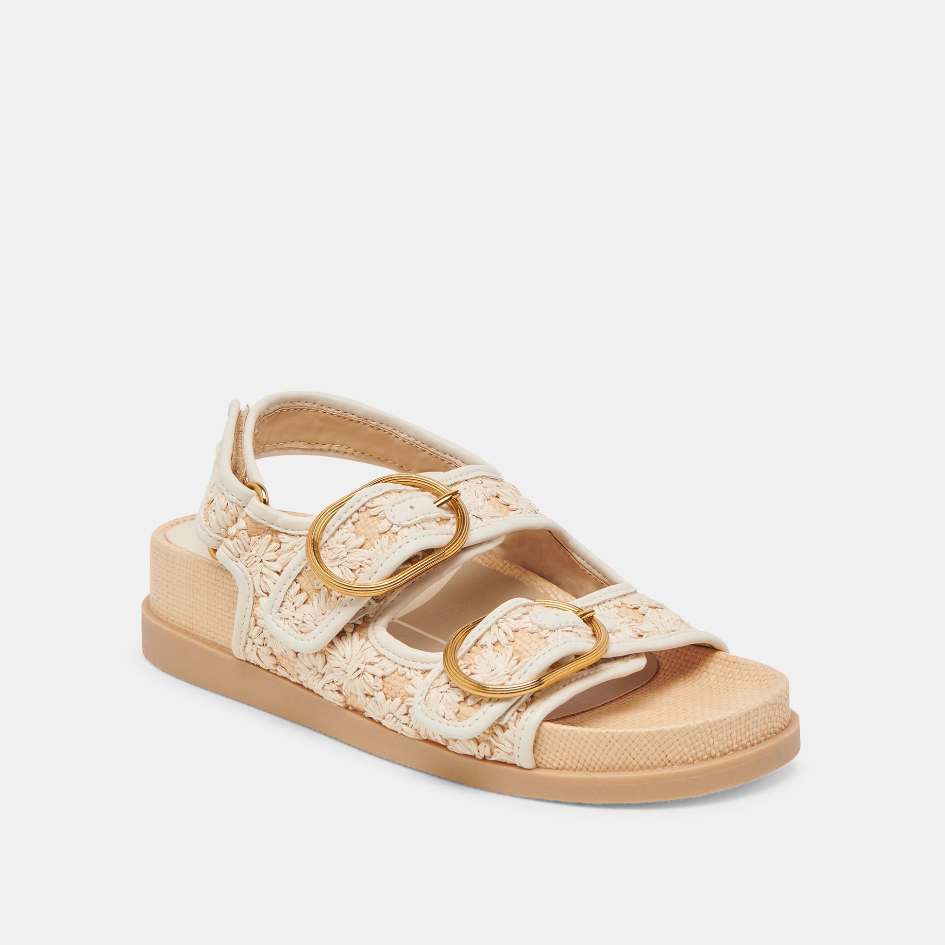 STARLA SANDALS CREME FLORAL RAFFIA Dolce Vita