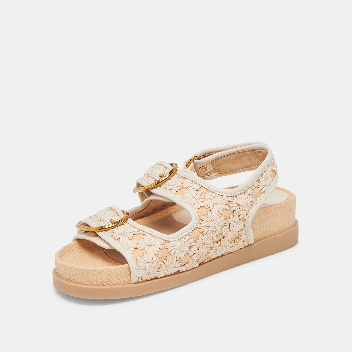 STARLA SANDALS CREME FLORAL RAFFIA Dolce Vita