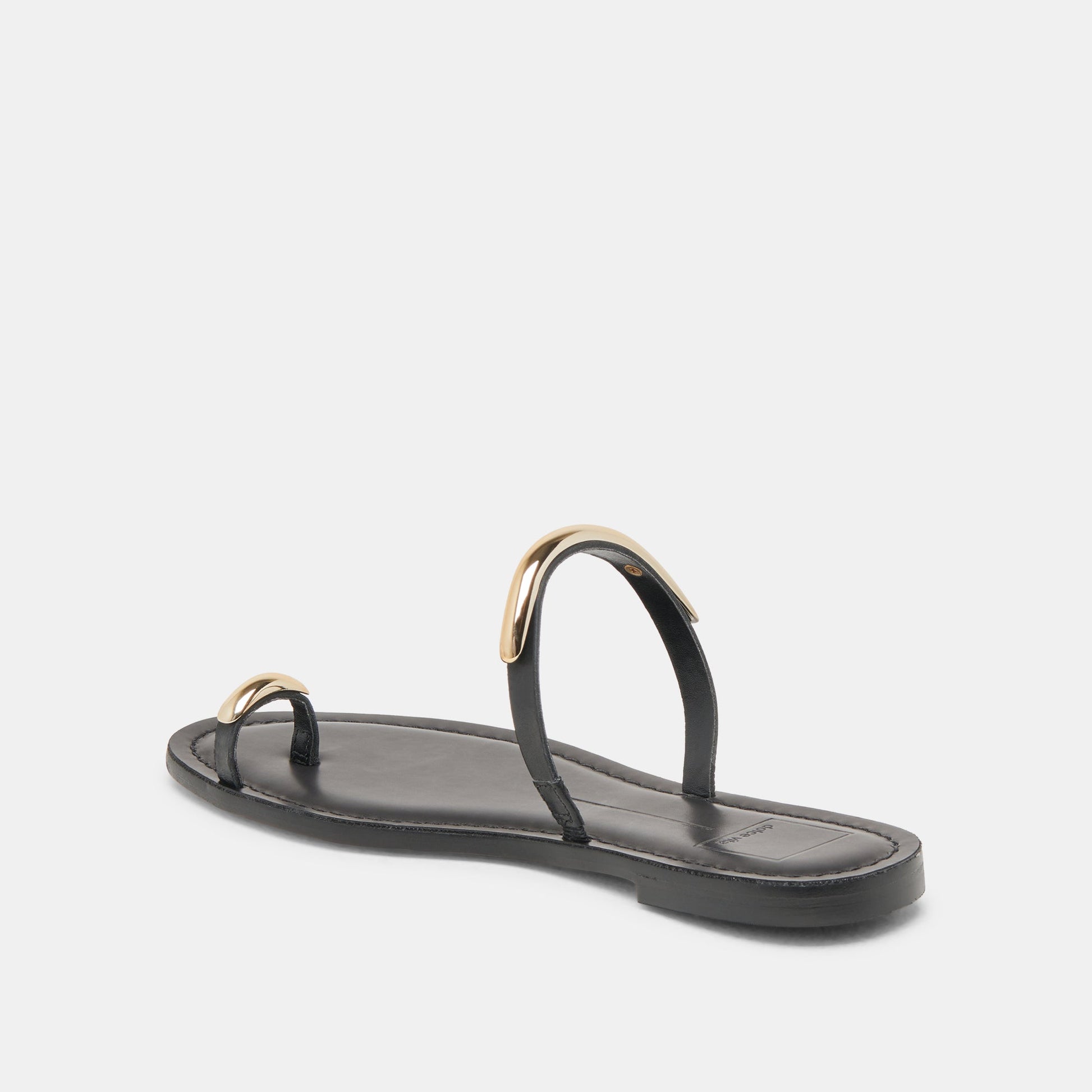 WINK SANDALS BLACK LEATHER Dolce Vita