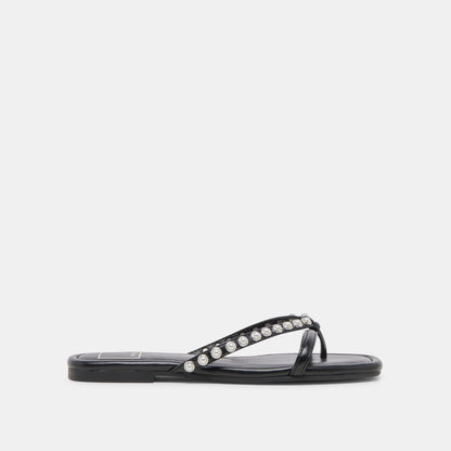 LUCCA PEARL SANDALS BLACK PEARLS Dolce Vita