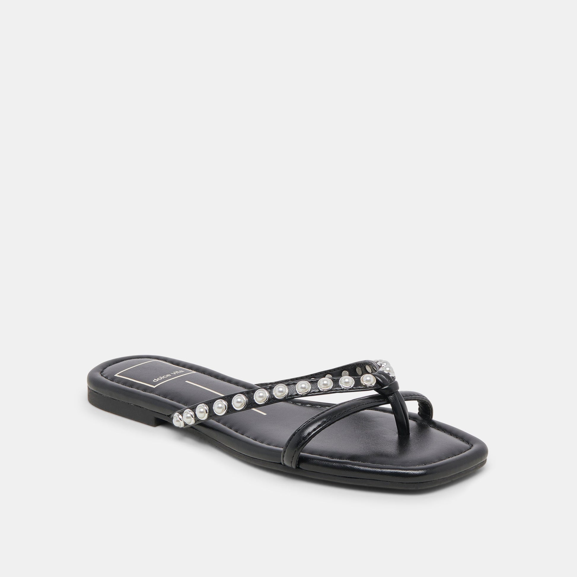 LUCCA PEARL SANDALS BLACK PEARLS Dolce Vita