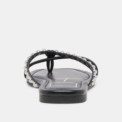LUCCA PEARL SANDALS BLACK PEARLS Dolce Vita