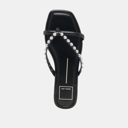 LUCCA PEARL SANDALS BLACK PEARLS Dolce Vita