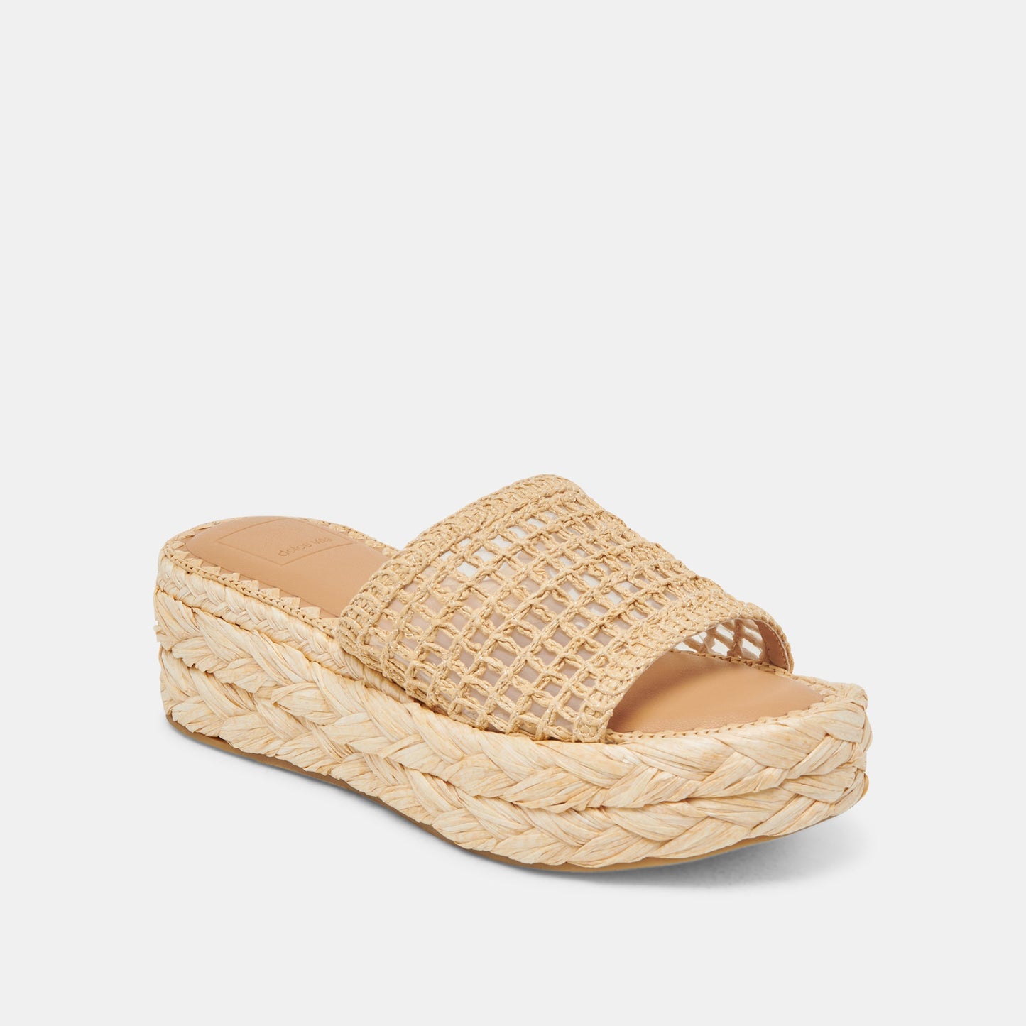 CHAVI MESH SANDALS NATURAL WOVEN RAFFIA Dolce Vita