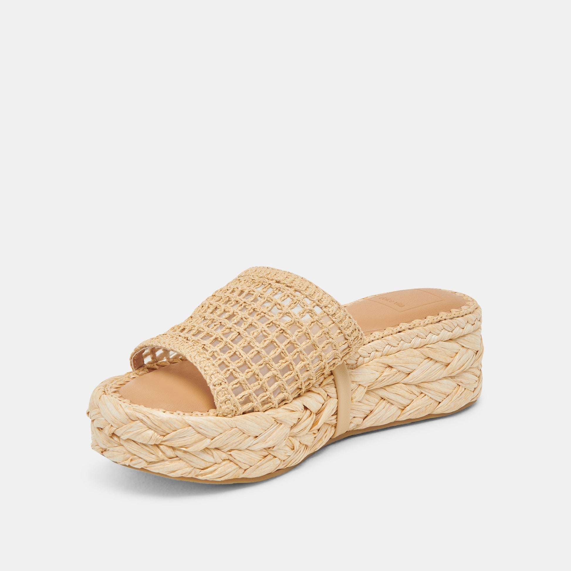 CHAVI MESH SANDALS NATURAL WOVEN RAFFIA Dolce Vita