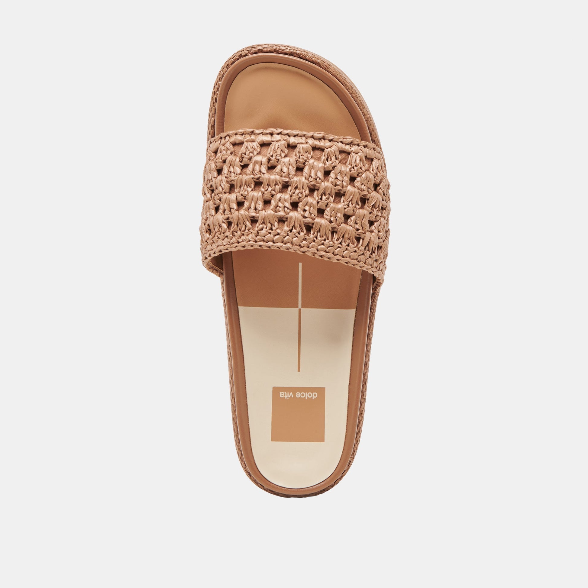 SIDONA SANDALS BROWN RAFFIA Dolce Vita