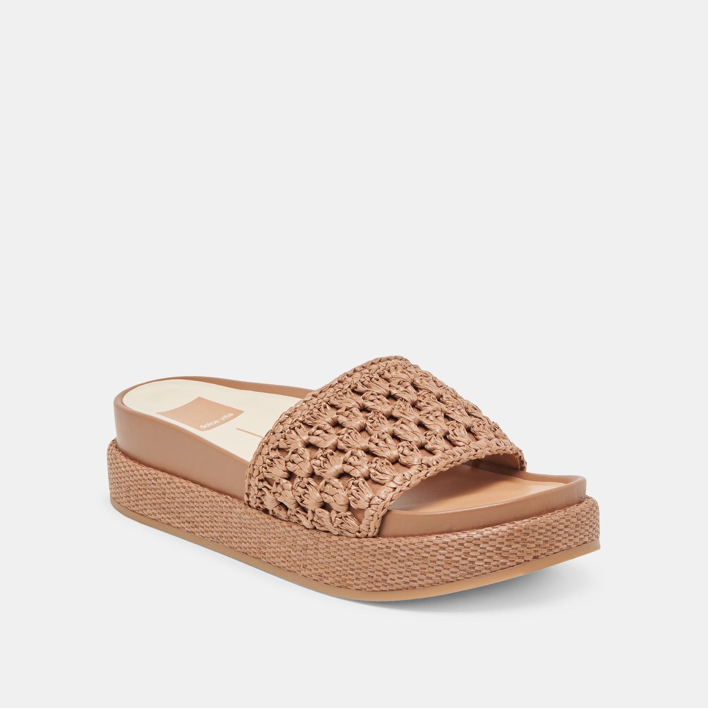 SIDONA SANDALS BROWN RAFFIA Dolce Vita