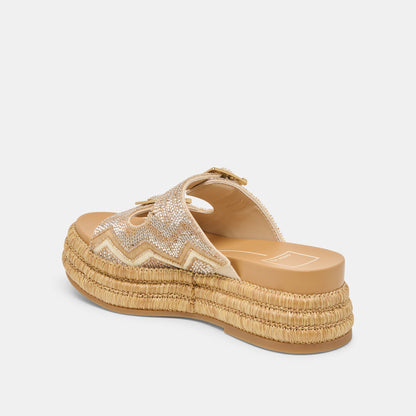 WIXIE SANDALS GOLD MULTI BEADS Dolce Vita