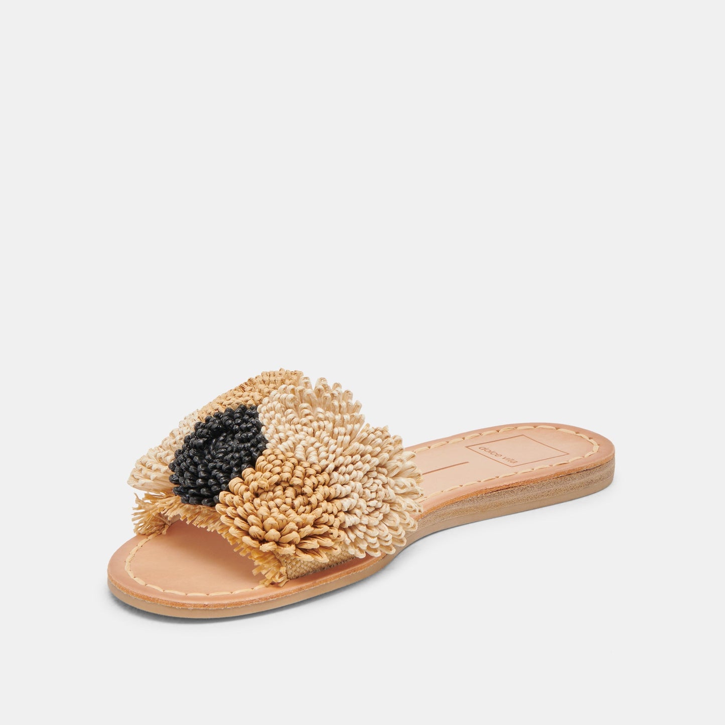 DANELA SANDALS BLACK NATURAL RAFFIA Dolce Vita