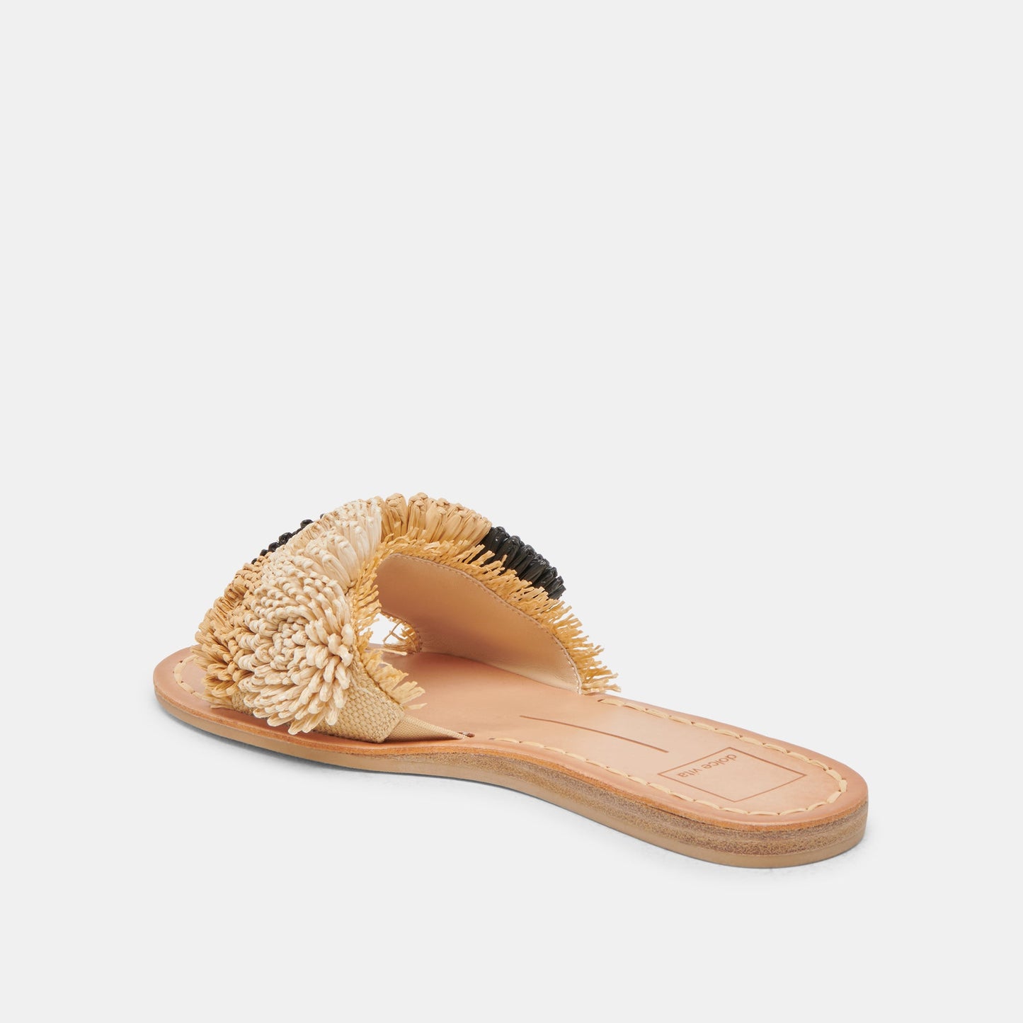 DANELA SANDALS BLACK NATURAL RAFFIA Dolce Vita