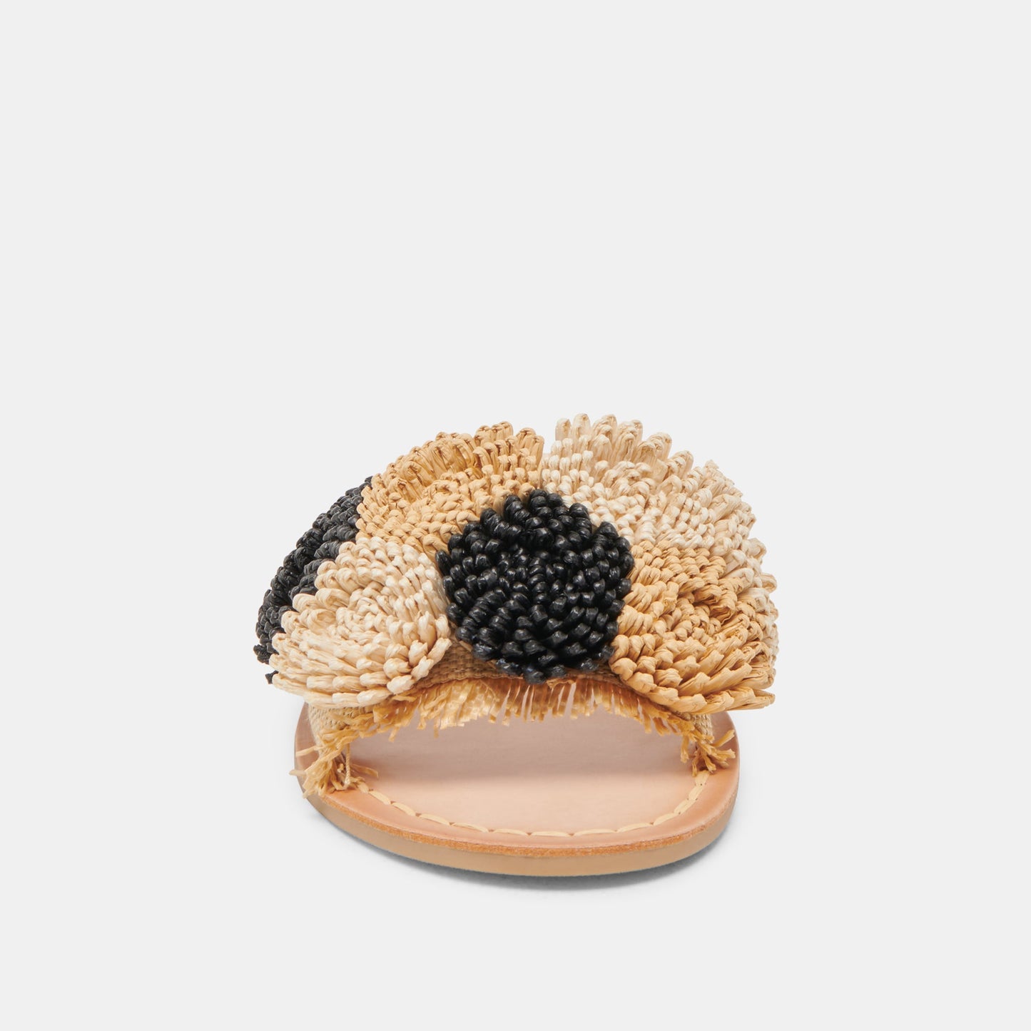 DANELA SANDALS BLACK NATURAL RAFFIA Dolce Vita