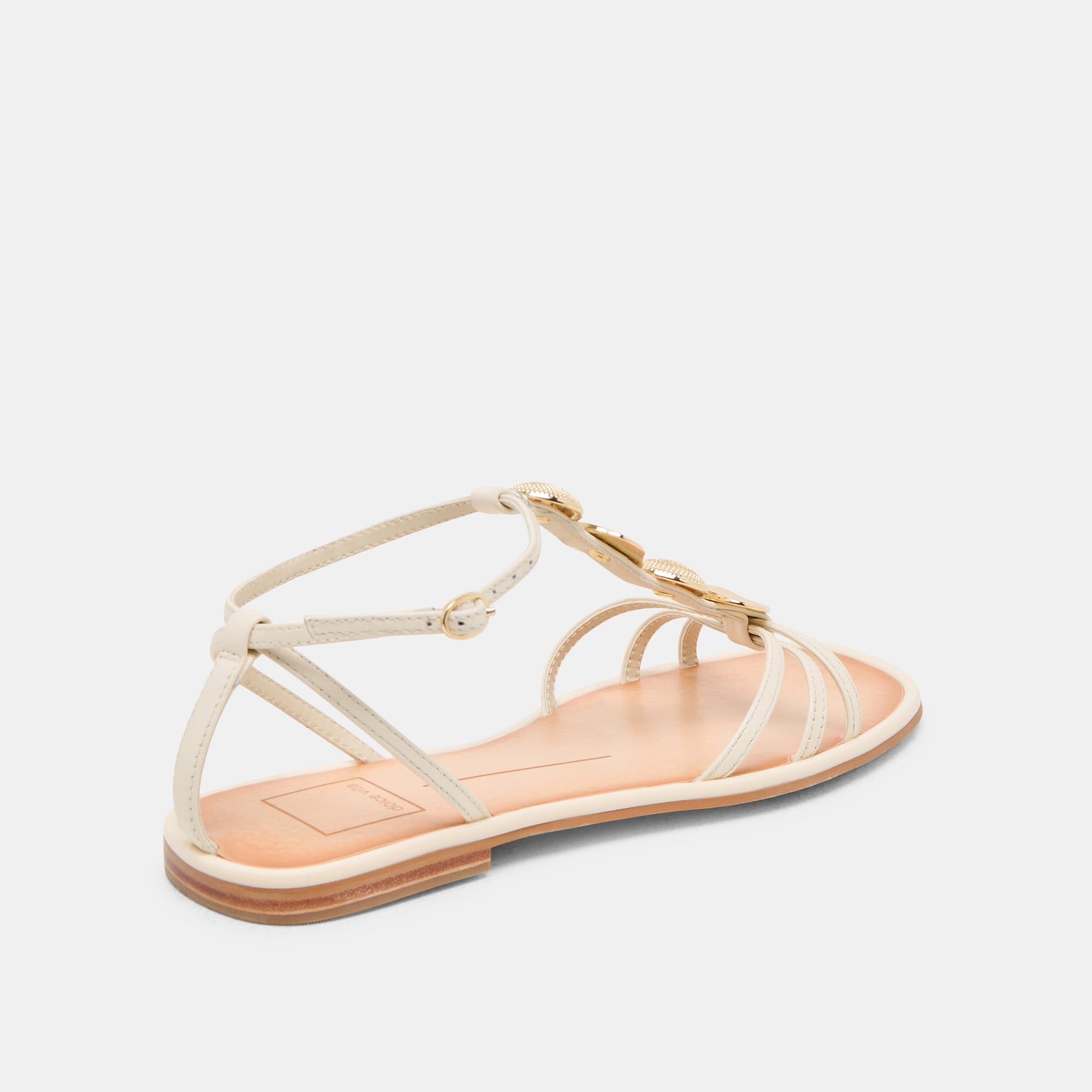 Faun Off White Leather Sandals Dolce Vita