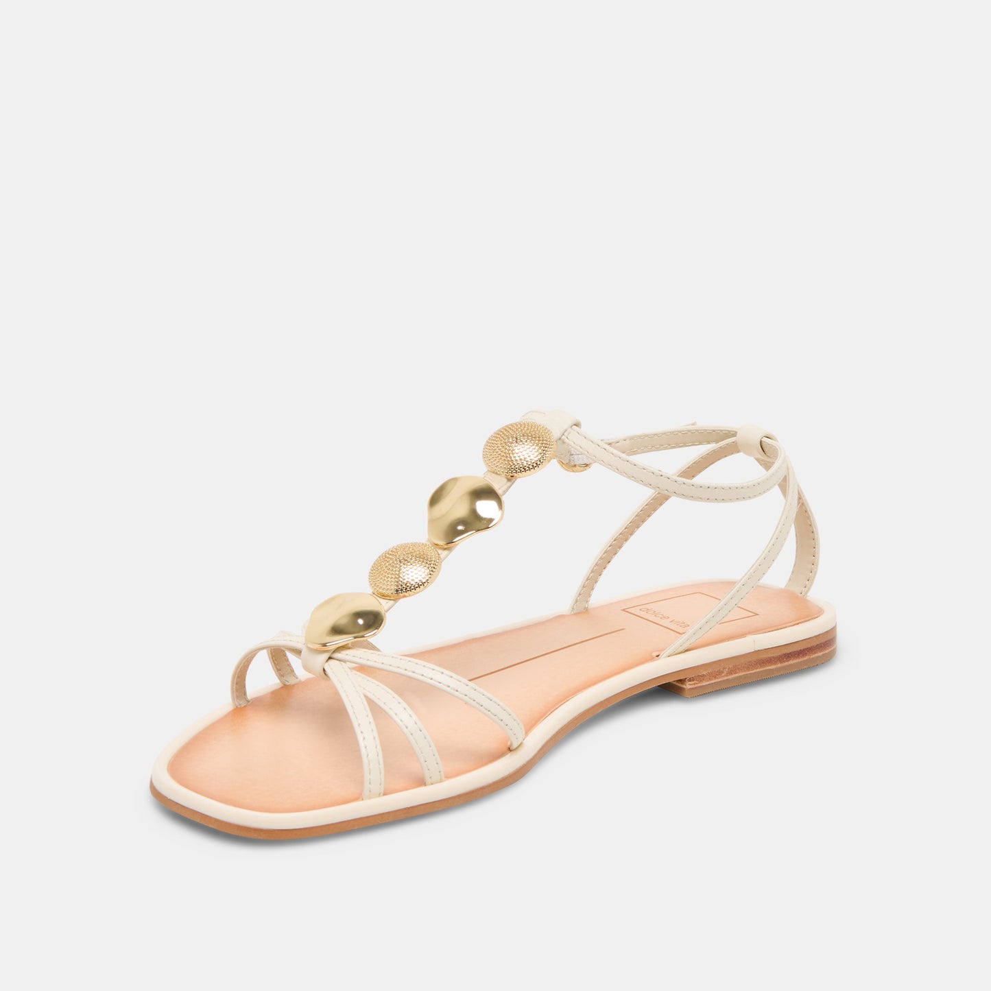 Faun Off White Leather Sandals Dolce Vita