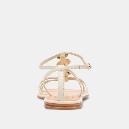 Faun Off White Leather Sandals Dolce Vita