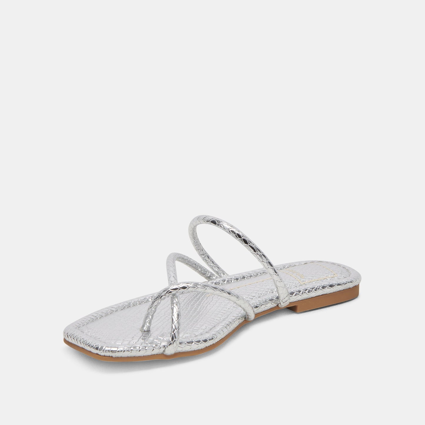 LEANNA SANDALS SILVER EMBOSSED STELLA Dolce Vita
