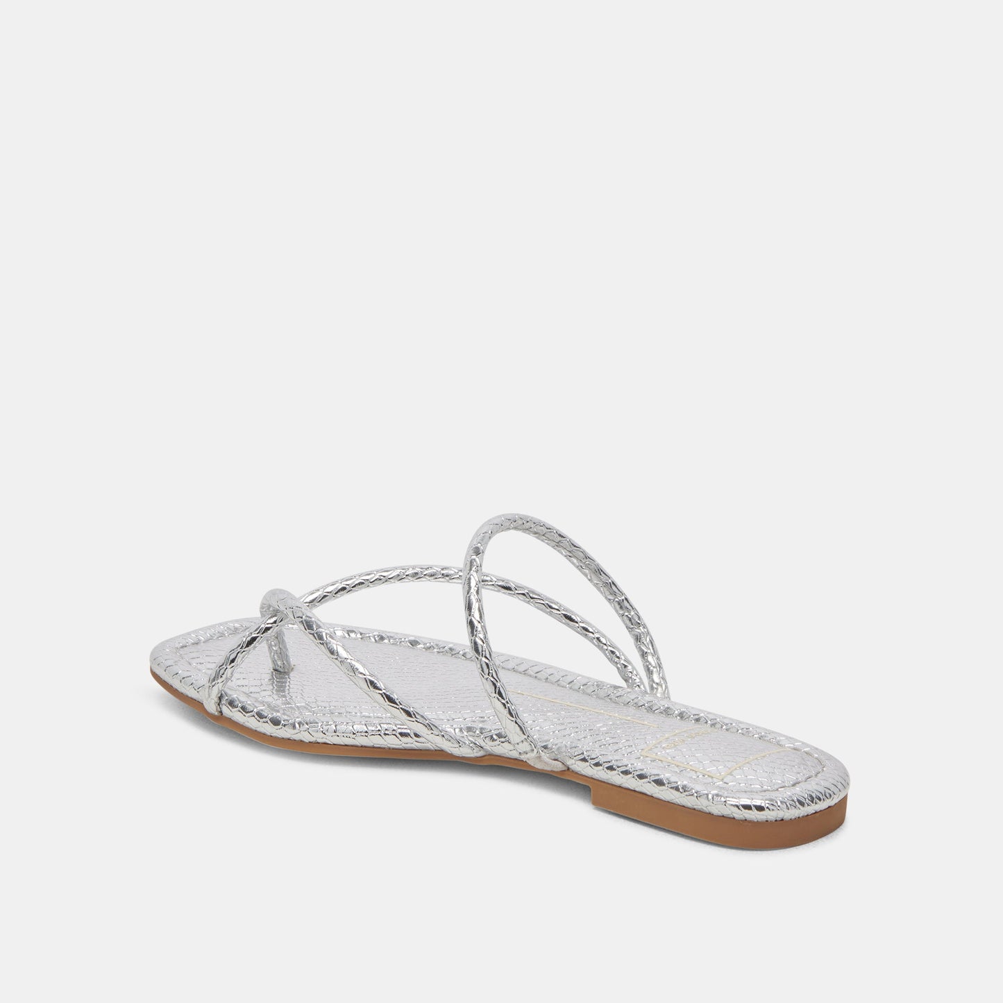 LEANNA SANDALS SILVER EMBOSSED STELLA Dolce Vita
