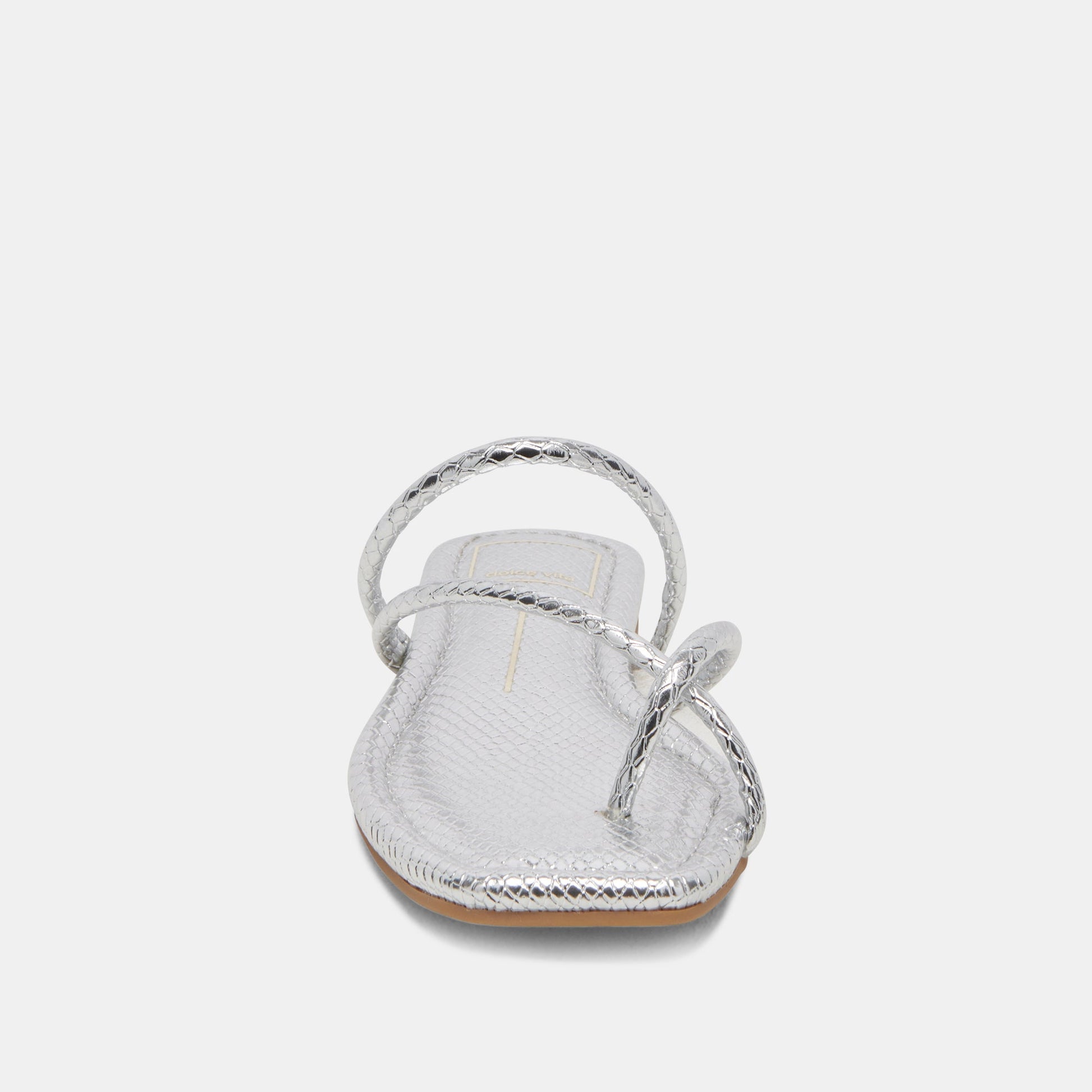 LEANNA SANDALS SILVER EMBOSSED STELLA Dolce Vita