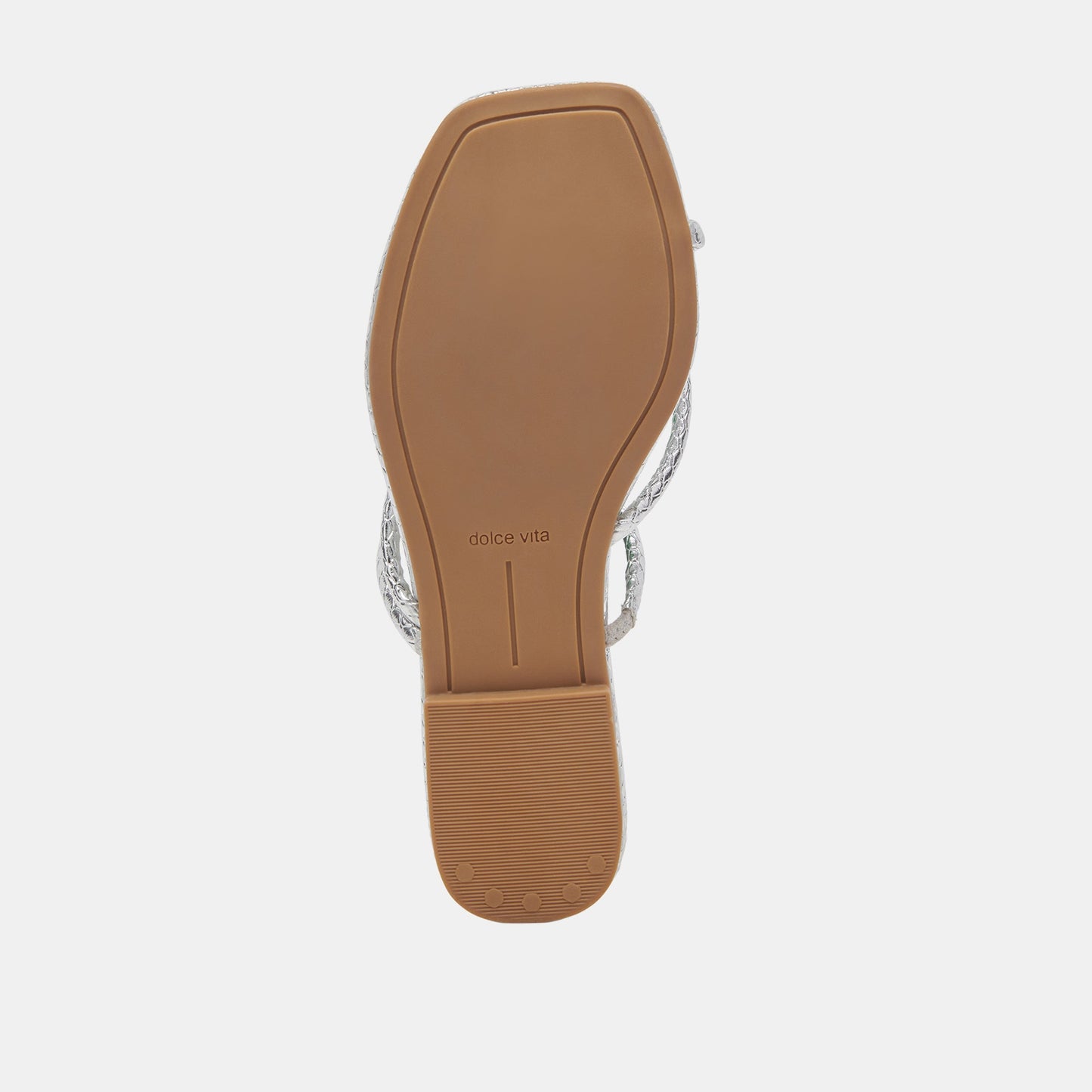 LEANNA SANDALS SILVER EMBOSSED STELLA Dolce Vita