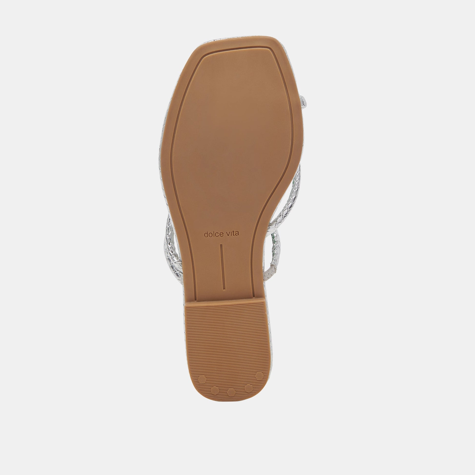 LEANNA SANDALS SILVER EMBOSSED STELLA Dolce Vita