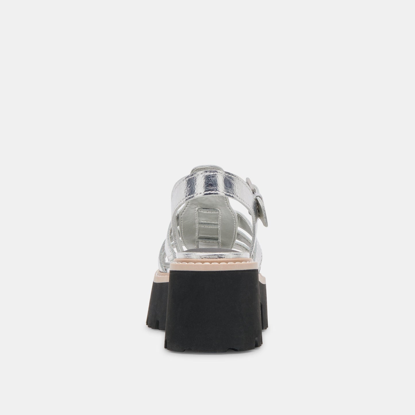 LATICE SANDALS SILVER DISTRESSED LEATHER Dolce Vita
