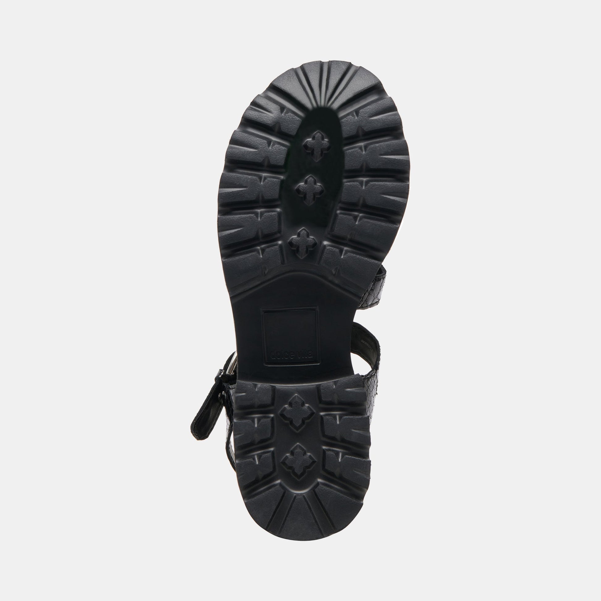 LATICE SANDALS MIDNIGHT EMBOSSED LEATHER Dolce Vita