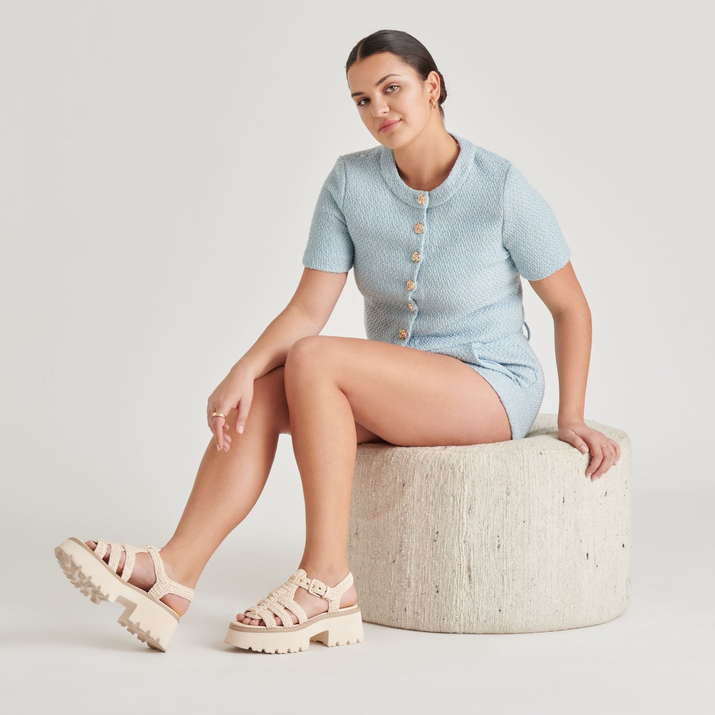 LATICE SANDALS OATMEAL KNIT Dolce Vita