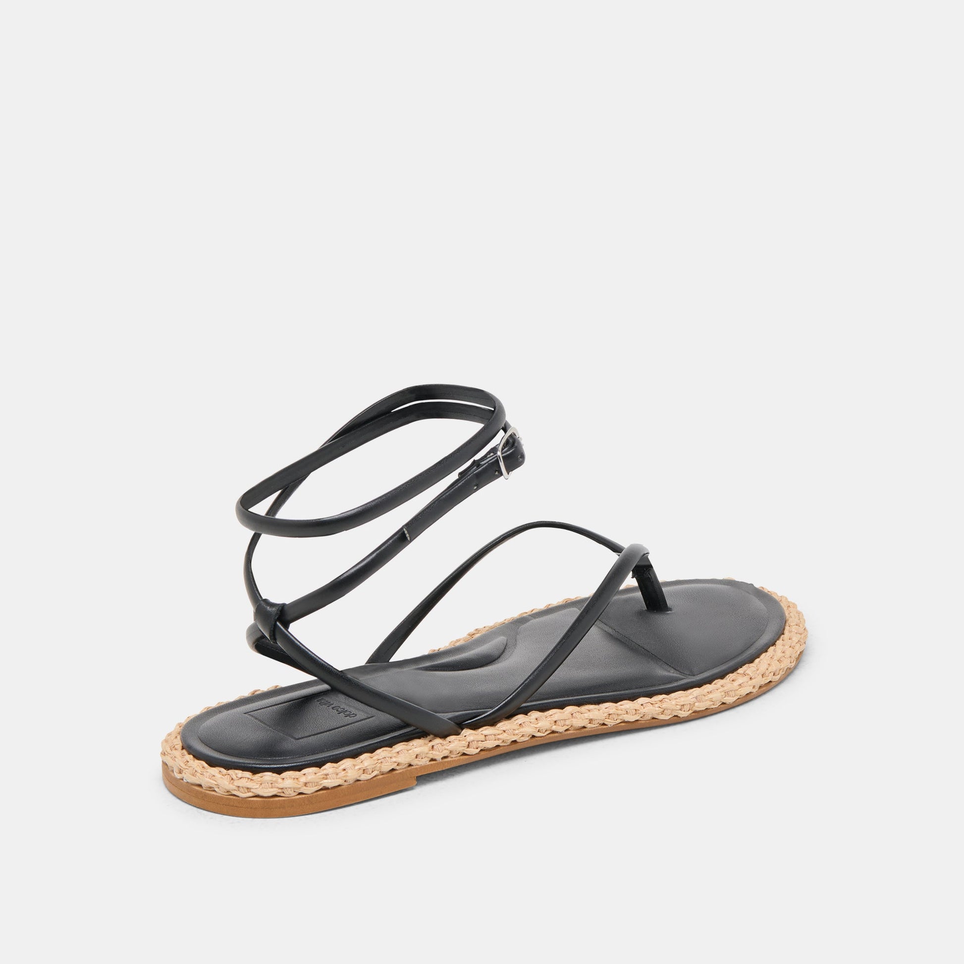 COVE SANDALS BLACK LEATHER Dolce Vita