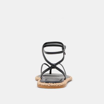 COVE SANDALS BLACK LEATHER Dolce Vita