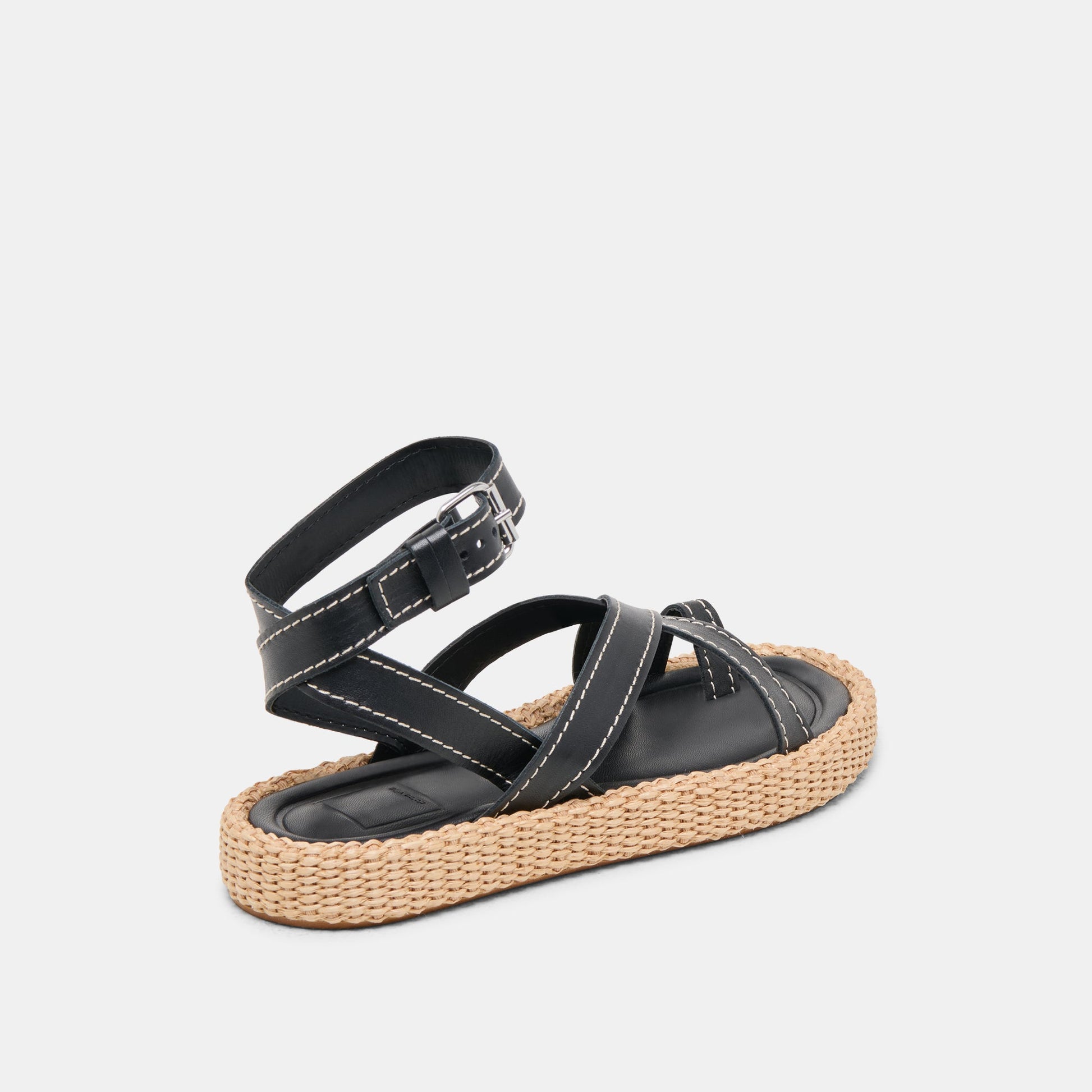 ROXIE SANDALS BLACK LEATHER Dolce Vita