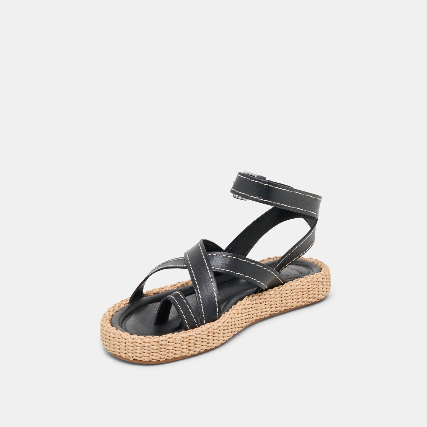 ROXIE SANDALS BLACK LEATHER Dolce Vita