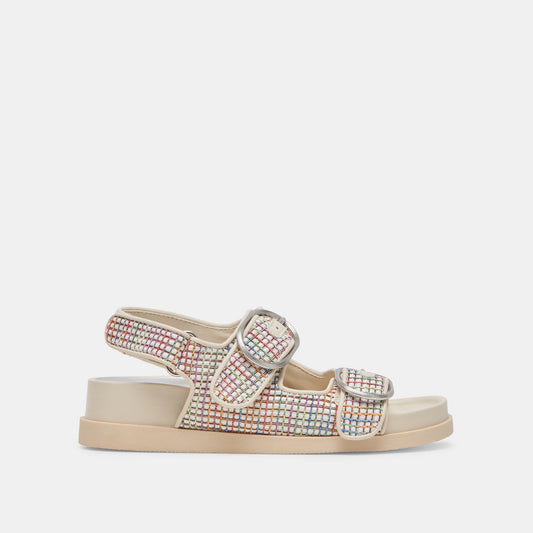STARLA PRIDE SANDALS WHITE MULTI RAFFIA Dolce Vita