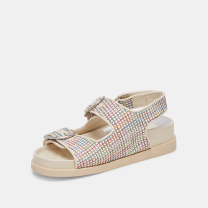 STARLA PRIDE SANDALS WHITE MULTI RAFFIA Dolce Vita