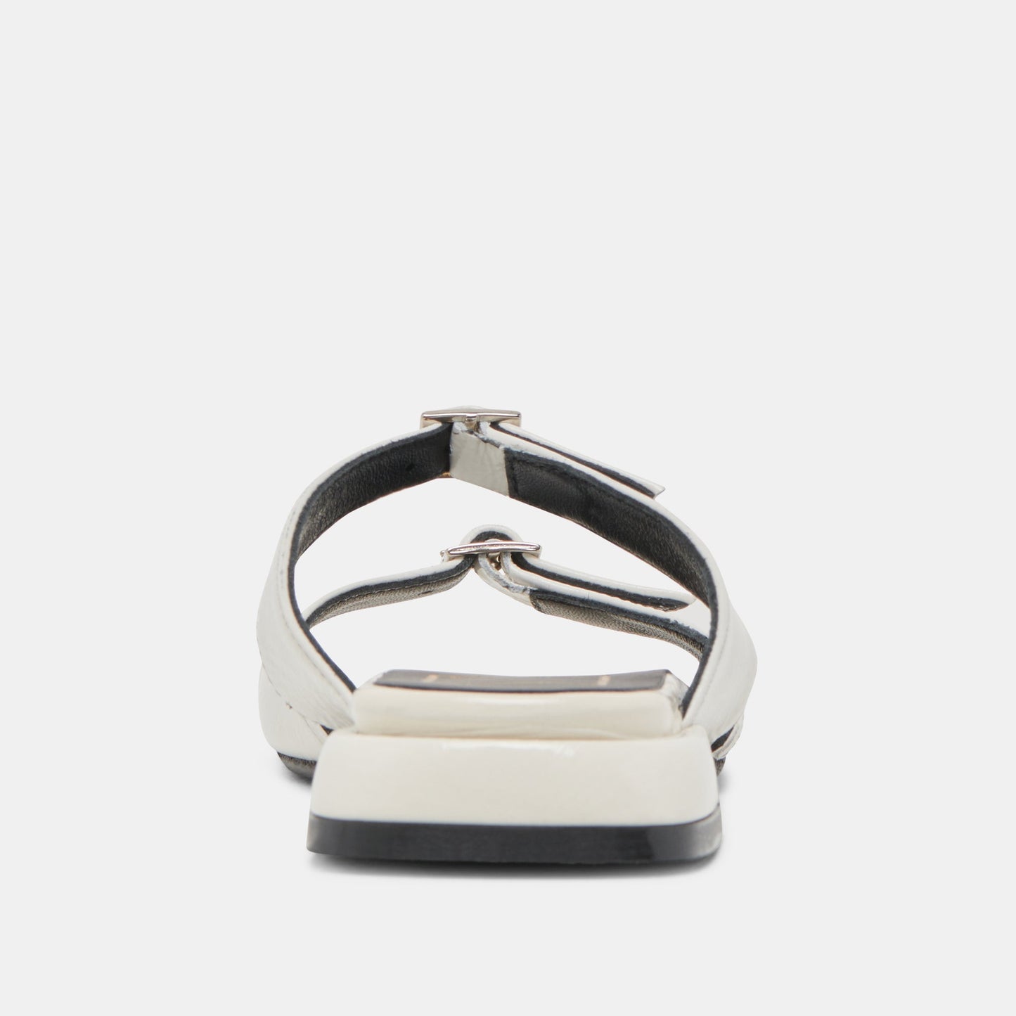 LAVERN SANDALS OFF WHITE CRINKLE PATENT Dolce Vita