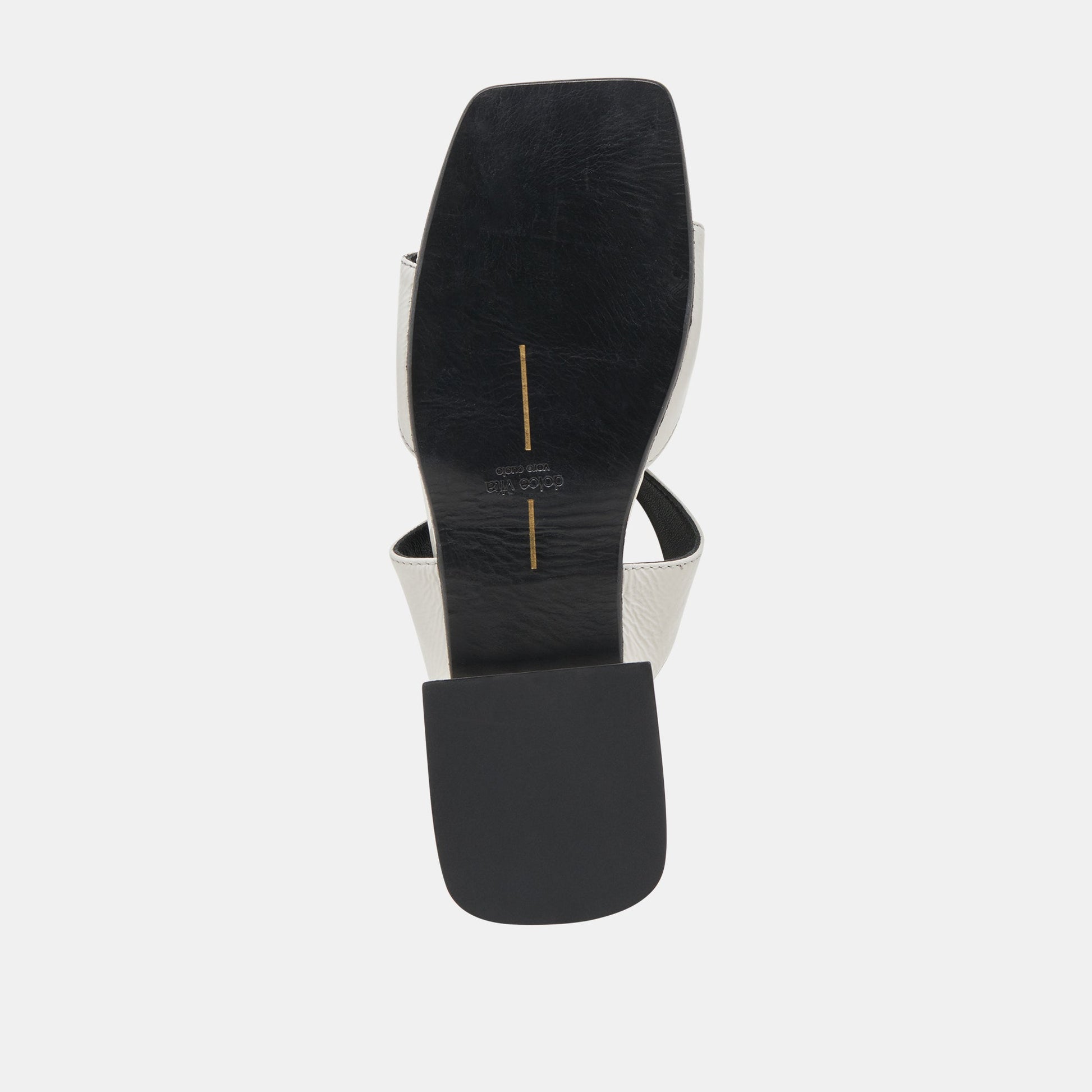 LAVERN SANDALS OFF WHITE CRINKLE PATENT Dolce Vita