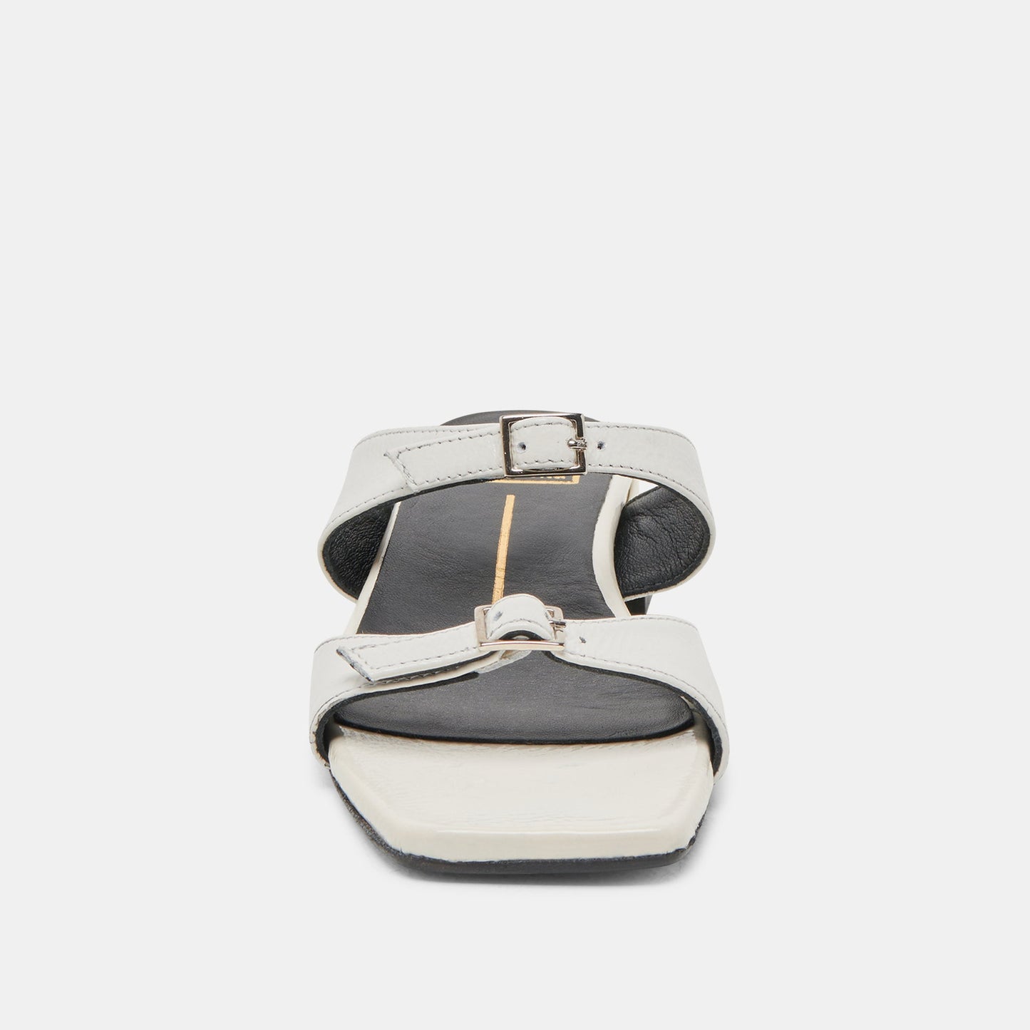 LAVERN SANDALS OFF WHITE CRINKLE PATENT Dolce Vita