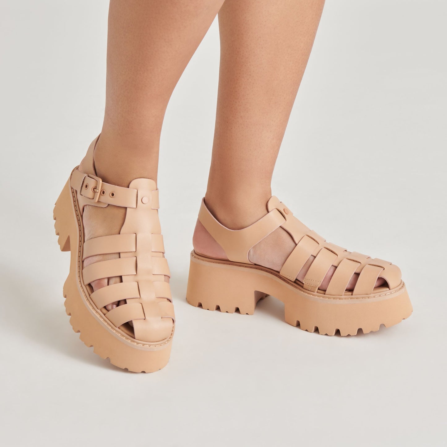 LASLY TONAL SANDALS CAFE LEATHER Dolce Vita